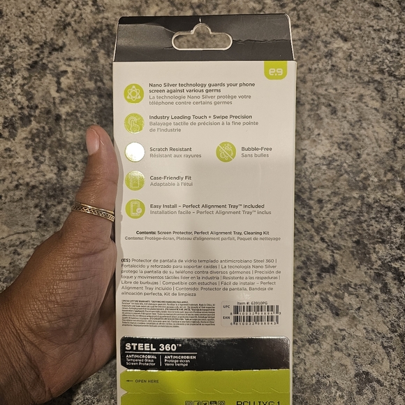 PureGear Steel 360 Tempered Glass for Samsung Galaxy (S22+) - Clear - Picture 3 of 3